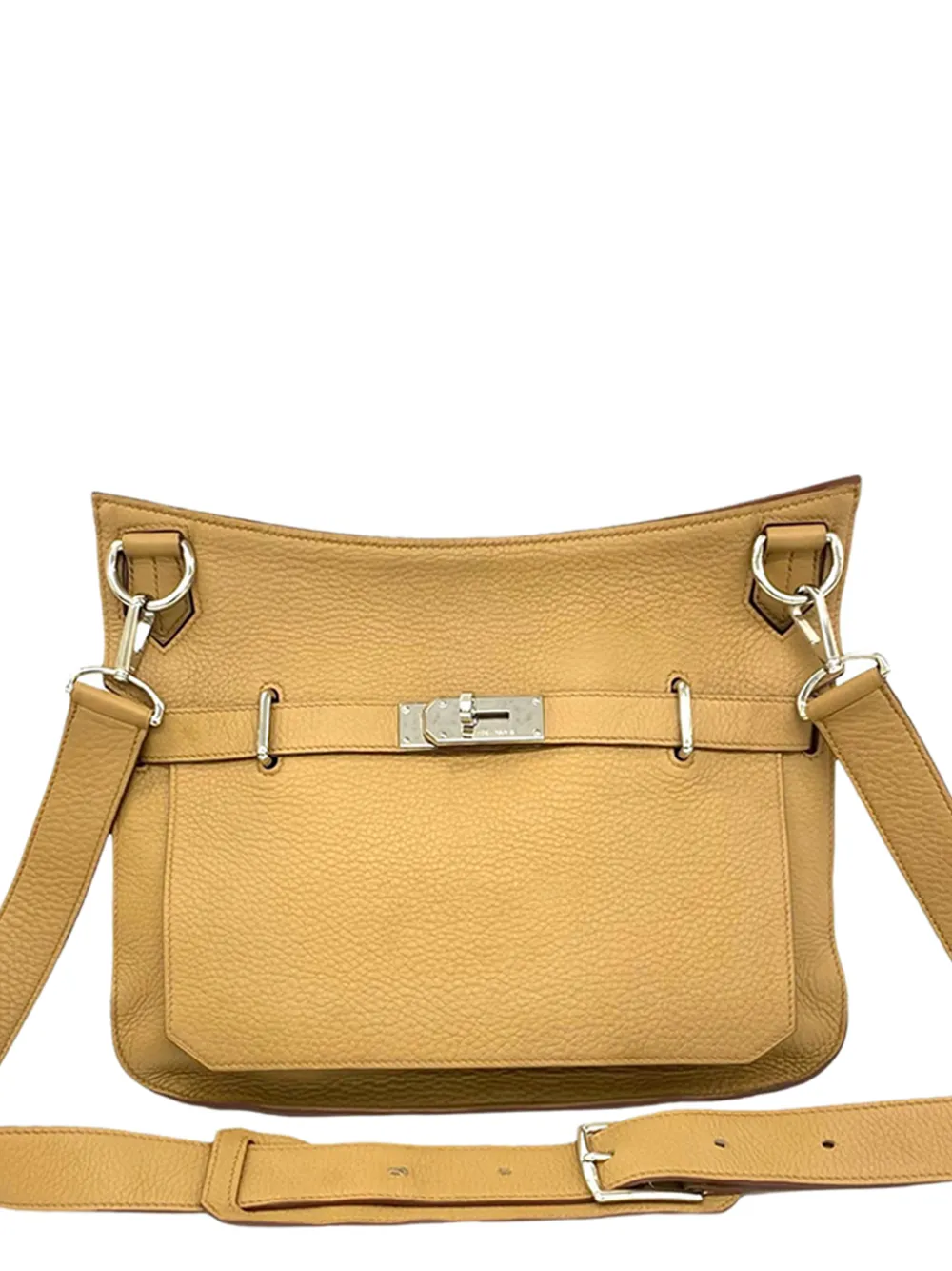 Hermès Pre-Owned 2008 Taurillon Clemence Jypsiere 34 crossbody bag - Giallo