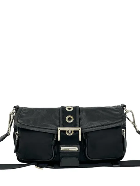 Prada Pre-Owned 2000-2013 Tessuto and Calfskin crossbody bag