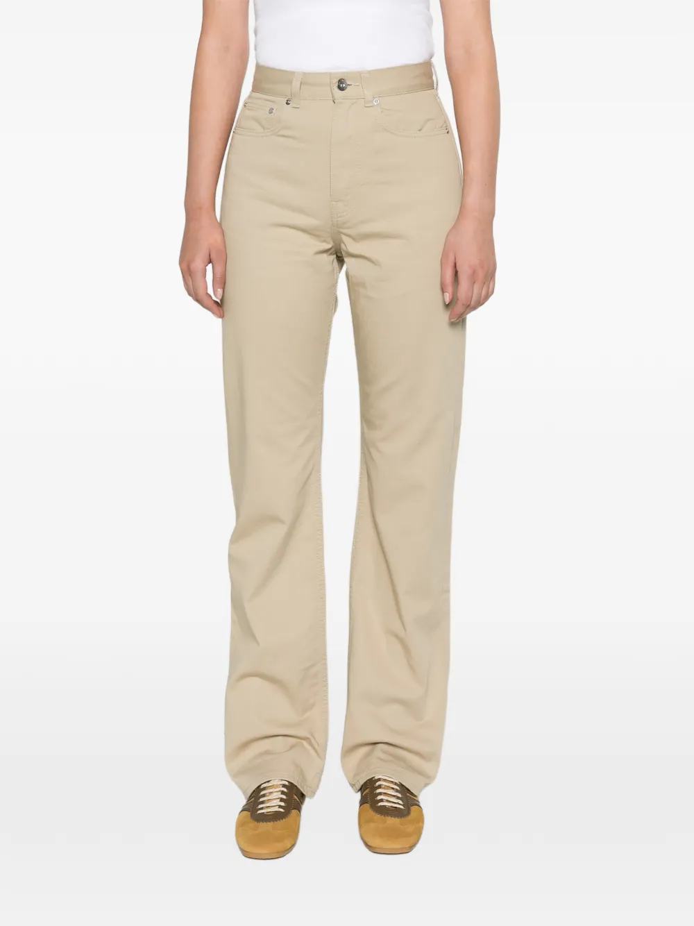 JW Anderson straight-leg jeans in beige