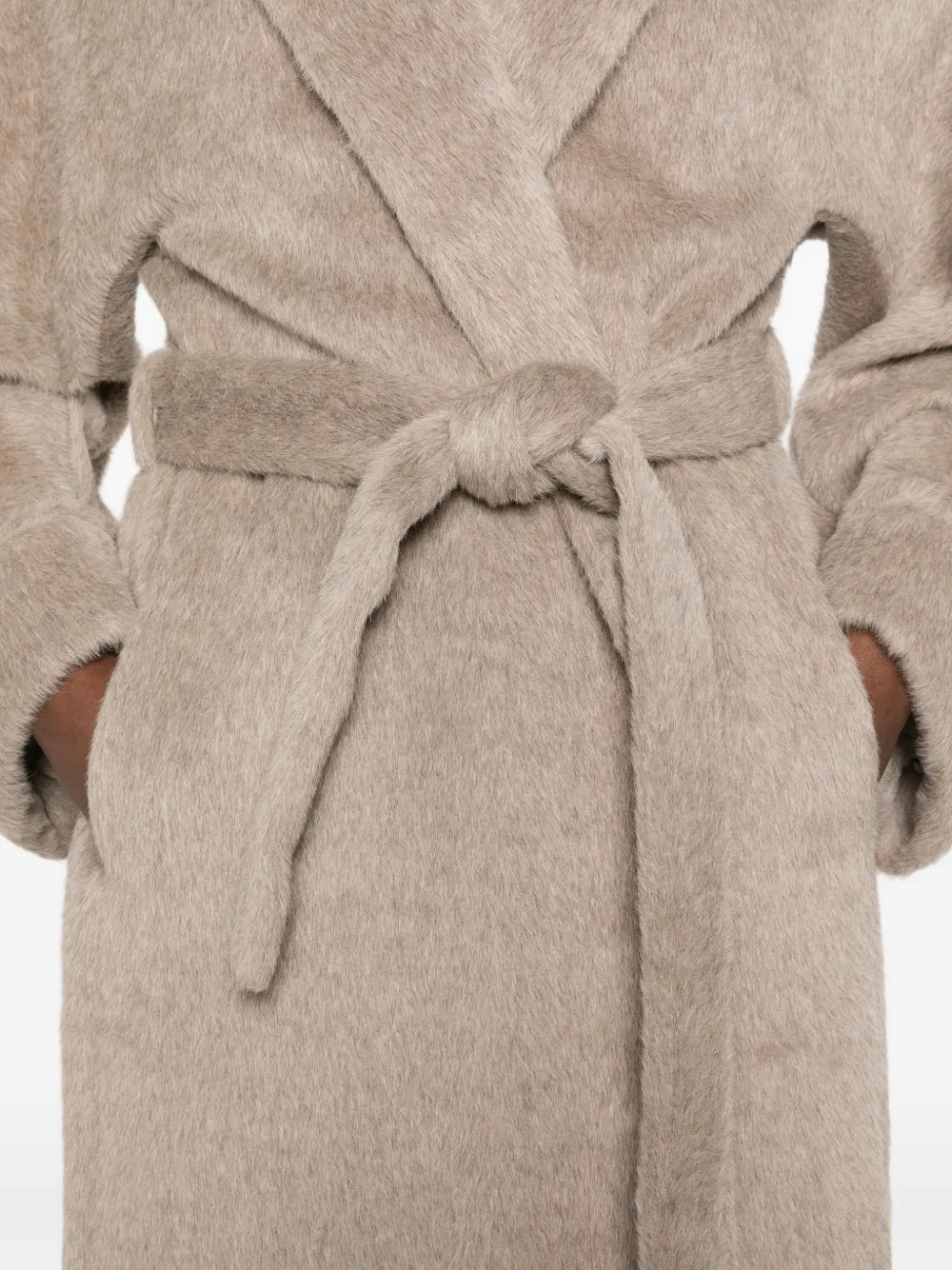 Loro Piana Maria belted coat Beige