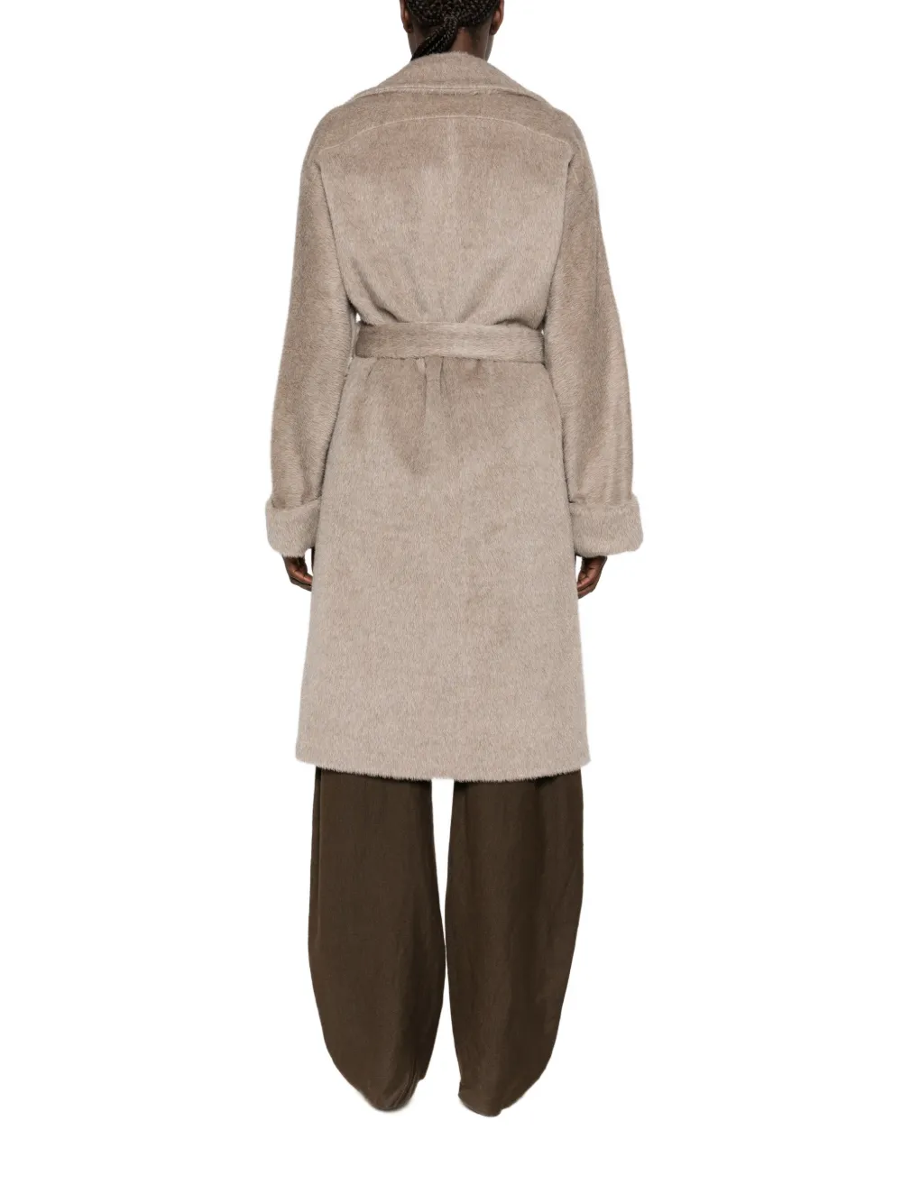 Loro Piana Maria belted coat Beige