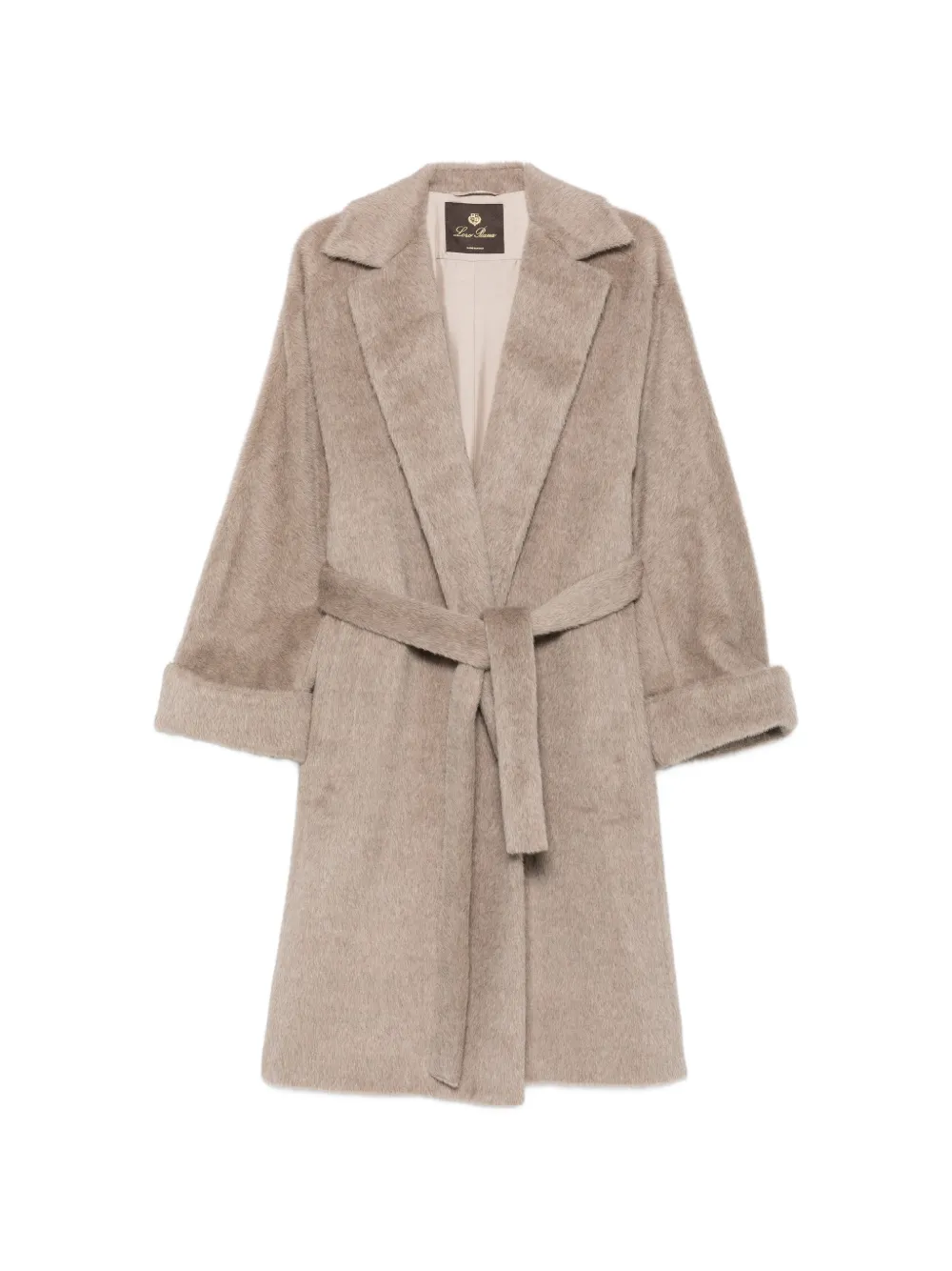 Loro Piana Maria belted coat Beige
