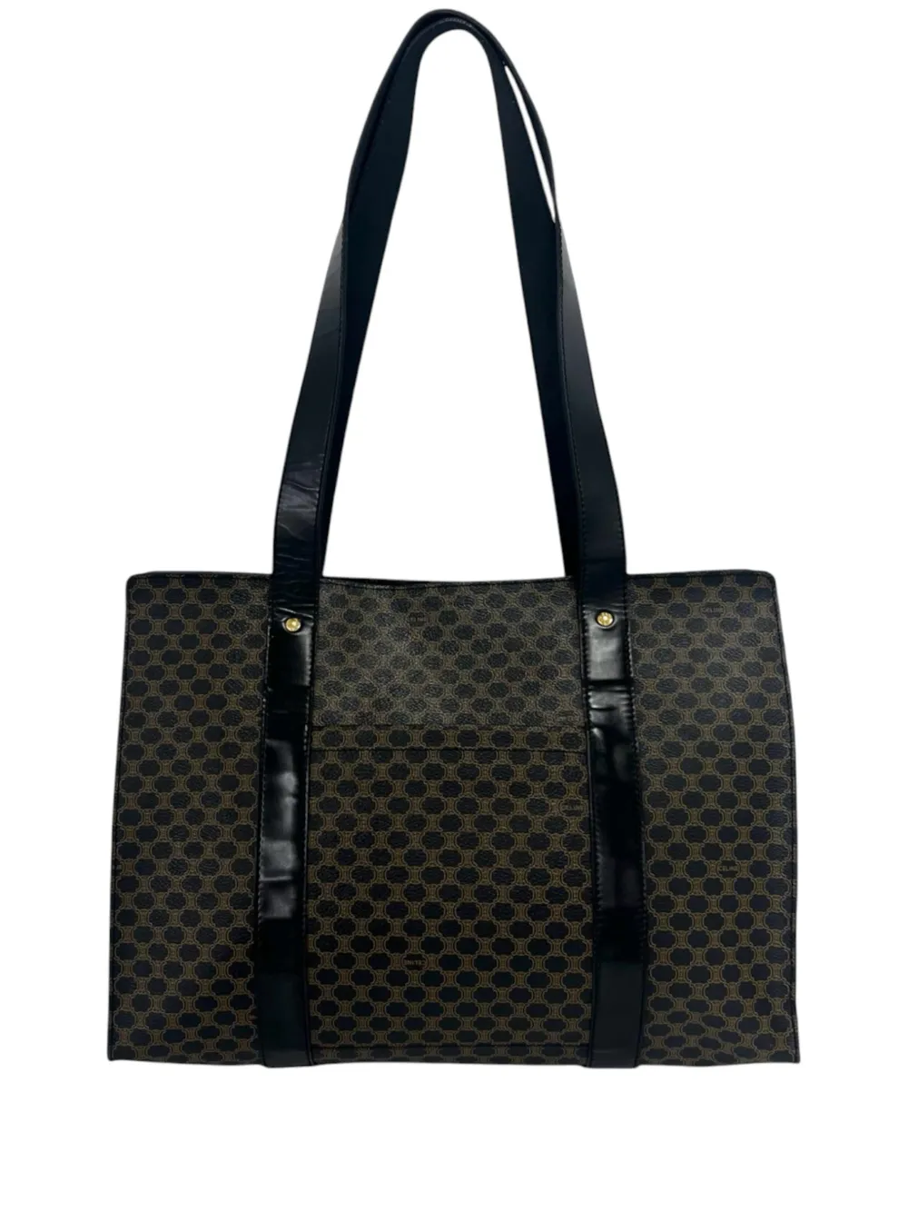 Celine Pre-Owned 1999 Macadam Coated Canvas tote bag - Marrone