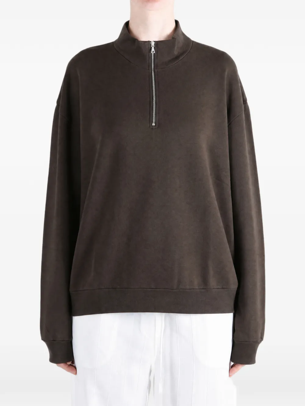 Auralee quarter-zip sweatshirt Bruin
