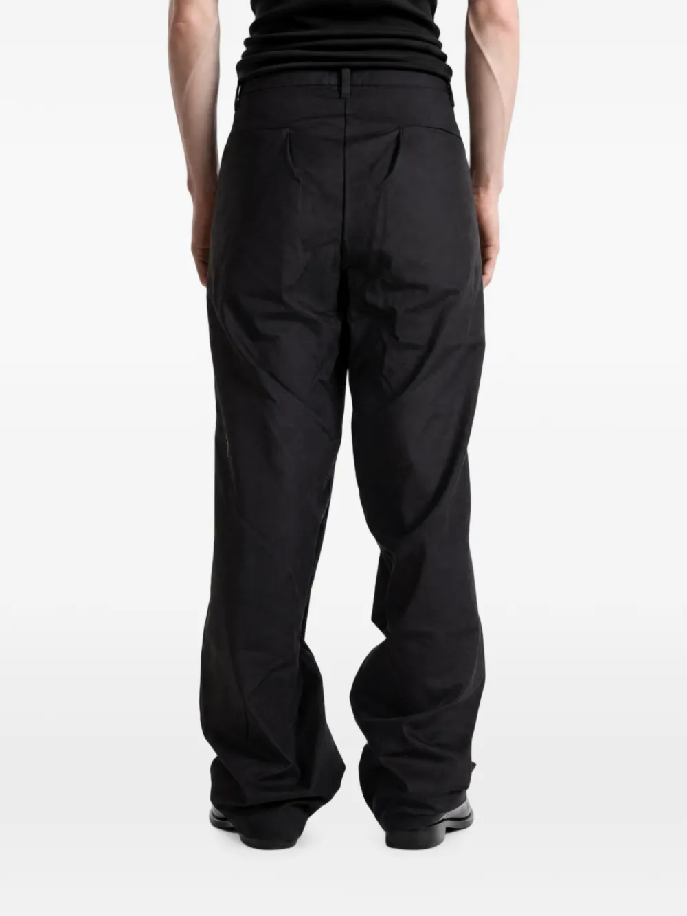 PUMA Broek met geplooid detail Zwart