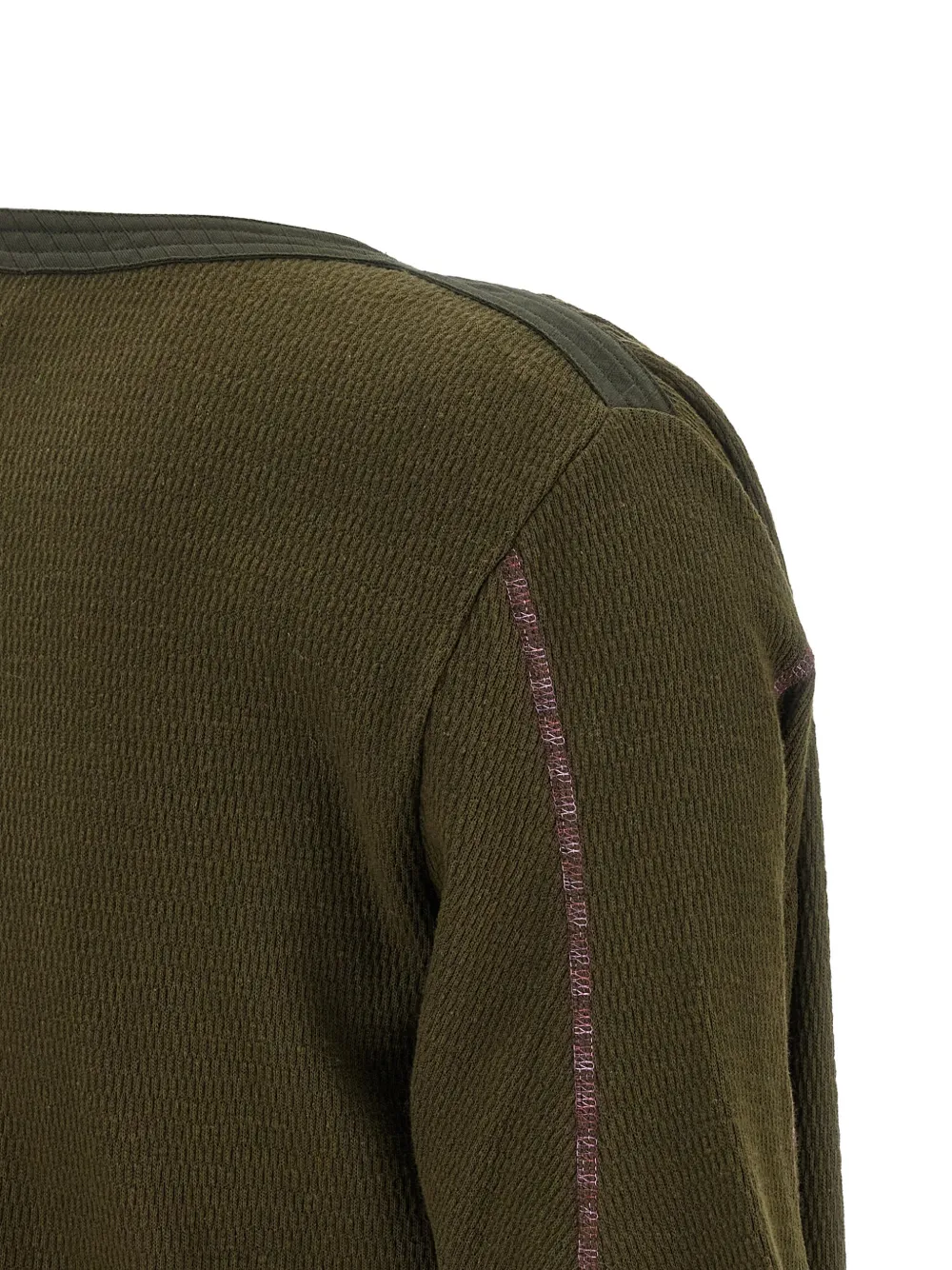 Kiko Kostadinov Jurk met asymmetrische zoom en lange mouwen Groen