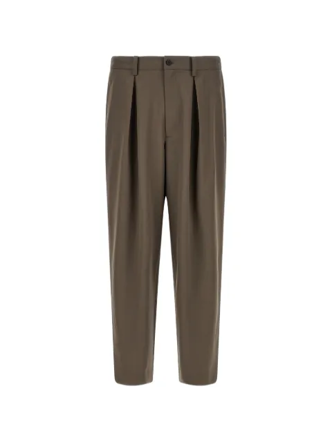 STEIN Easy pleated wide-leg trousers
