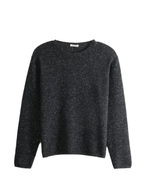 Auralee Pullover mit meliertem Muster