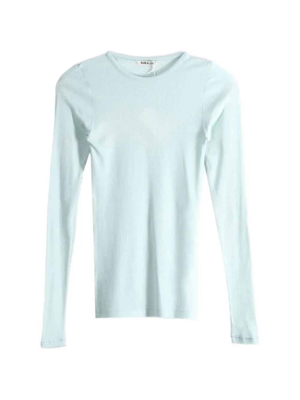 Auralee Ribbed-knit Long-sleeve T-shirt In Multi