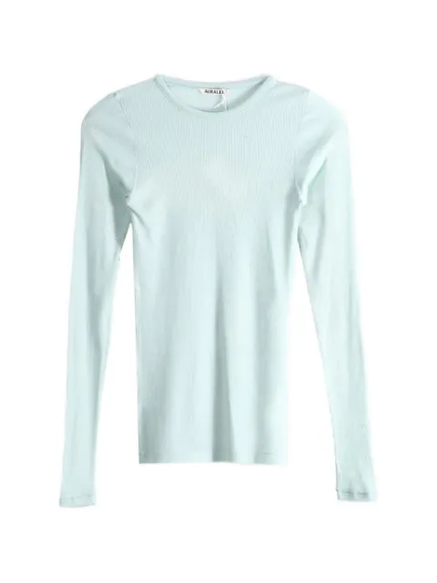 Auralee ribbed-knit long-sleeve T-shirt