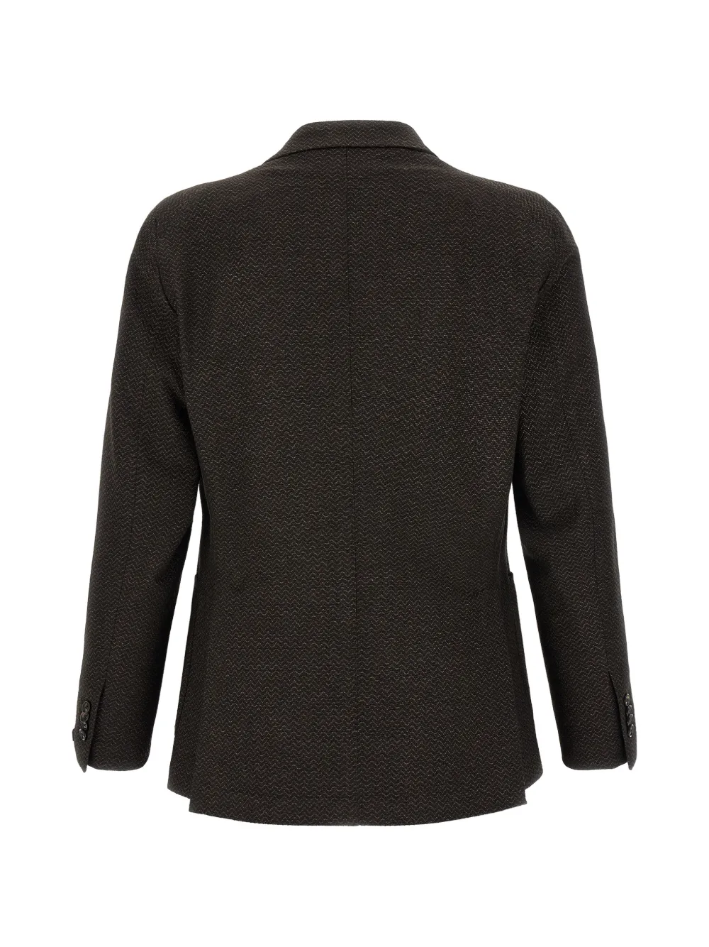 Tagliatore Montecarlo blazer met dubbele rij knopen en visgraatpatroon Bruin