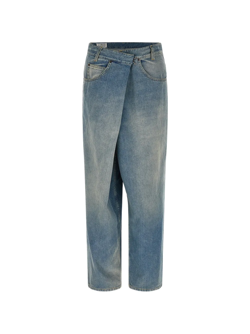 Maison Margiela asymmetric jeans - Blu
