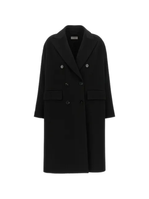 Alberto Biani peak-lapel double-breasted coat