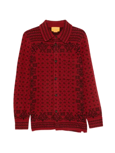 Guest In Residence paisley-patterned overshirt
