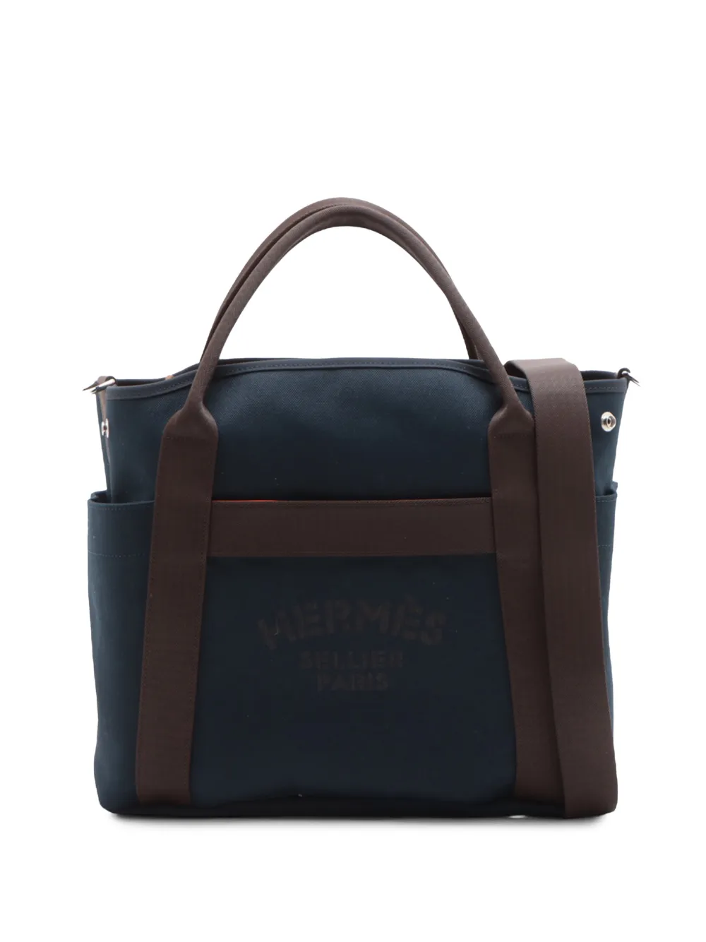 Hermès Pre-Owned 2024 Sac de Pansage Grooming Bag satchel - Blu