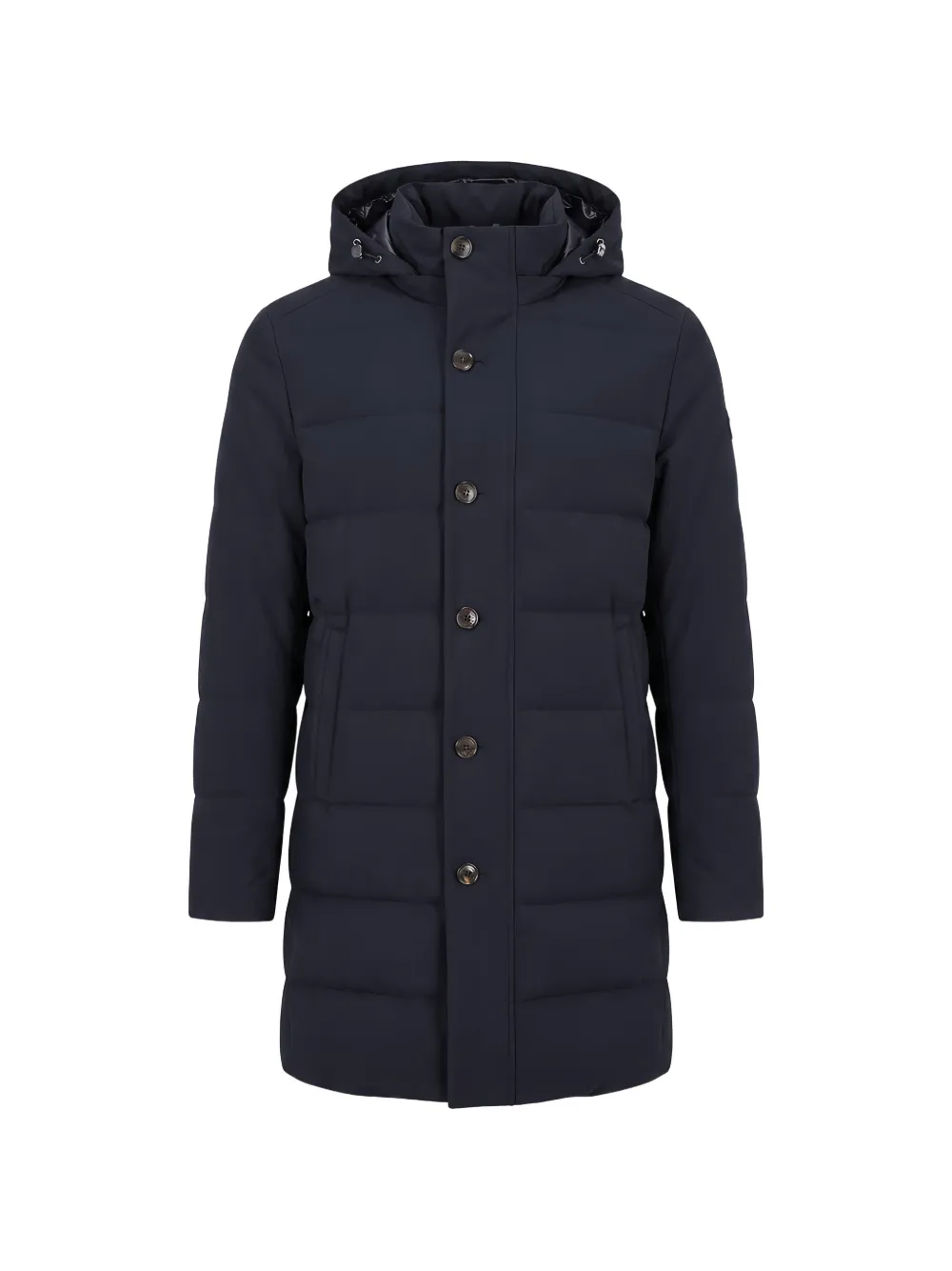 Montecore hooded quilted coat - Blu