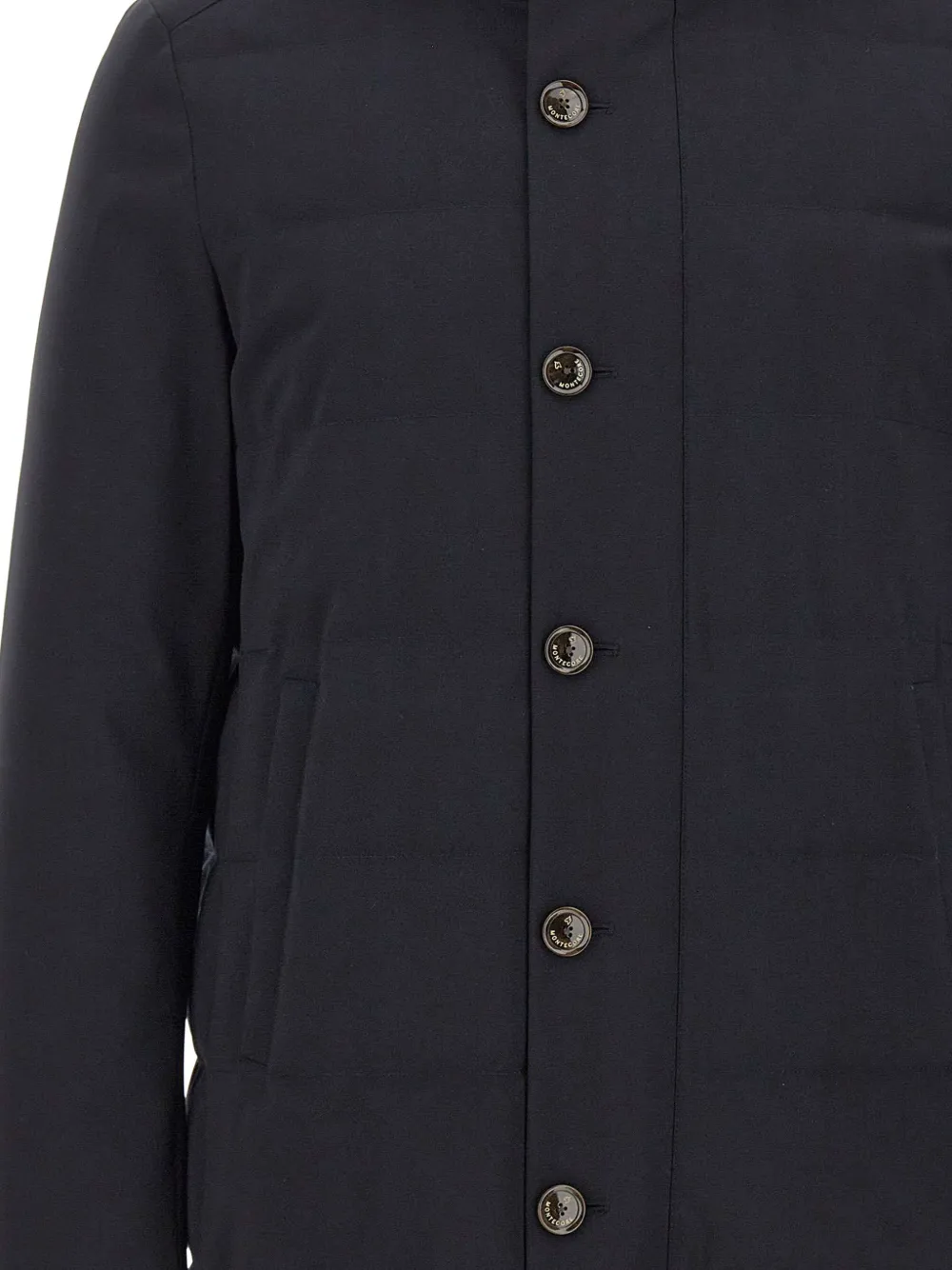 Montecore hooded quilted coat Blauw