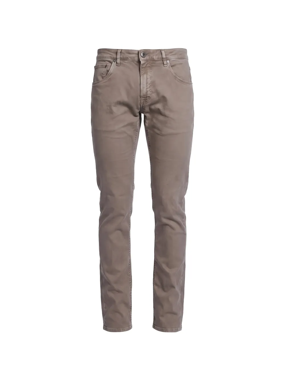 PT Torino logo-patch slim-fit trousers - Toni neutri