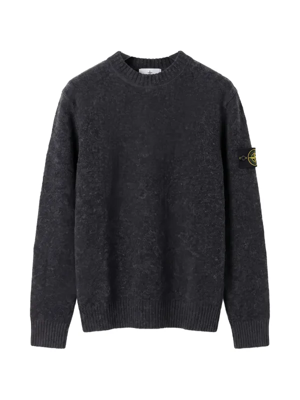 Stone Island Compass-patch Sweater | グレー | FARFETCH JP