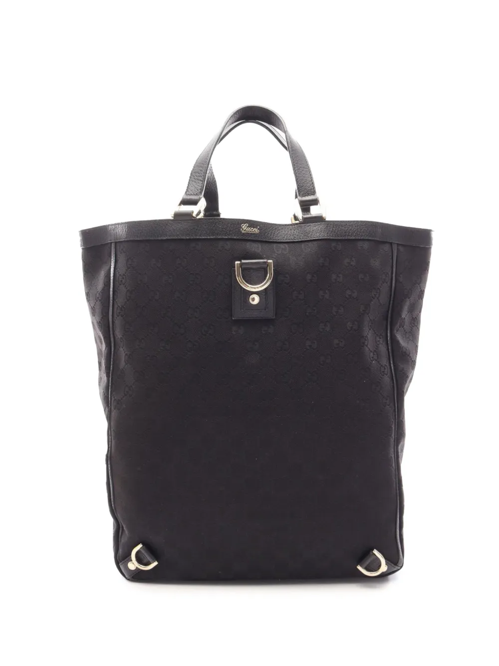 Gucci Pre-Owned 2000-2015 GG Canvas Abbey D Ring tote bag - Nero