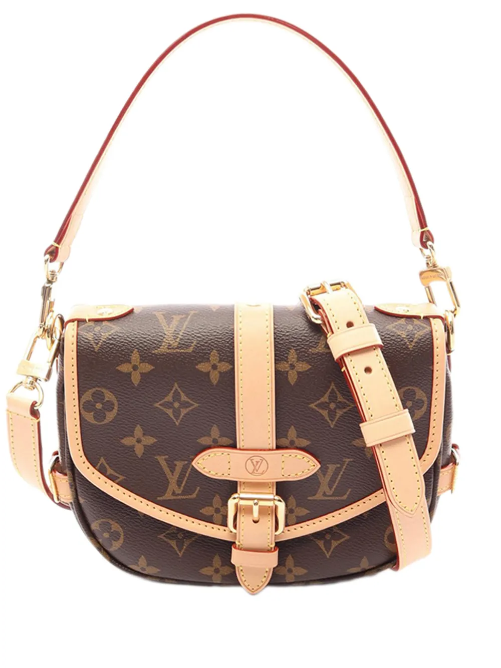 Louis Vuitton Pre-Owned 2021-2026 Saumur BB Satchel-Tasche mit Monogramm - Braun