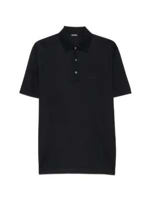 確認用ページ　Burberry Burberry Check Trim Cotton Polo Shirt | Black | FARFETCH
