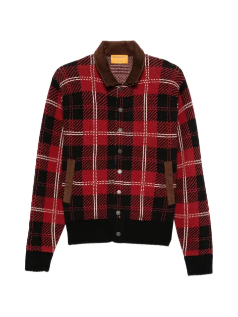 Guest In Residence check-pattern cardigan