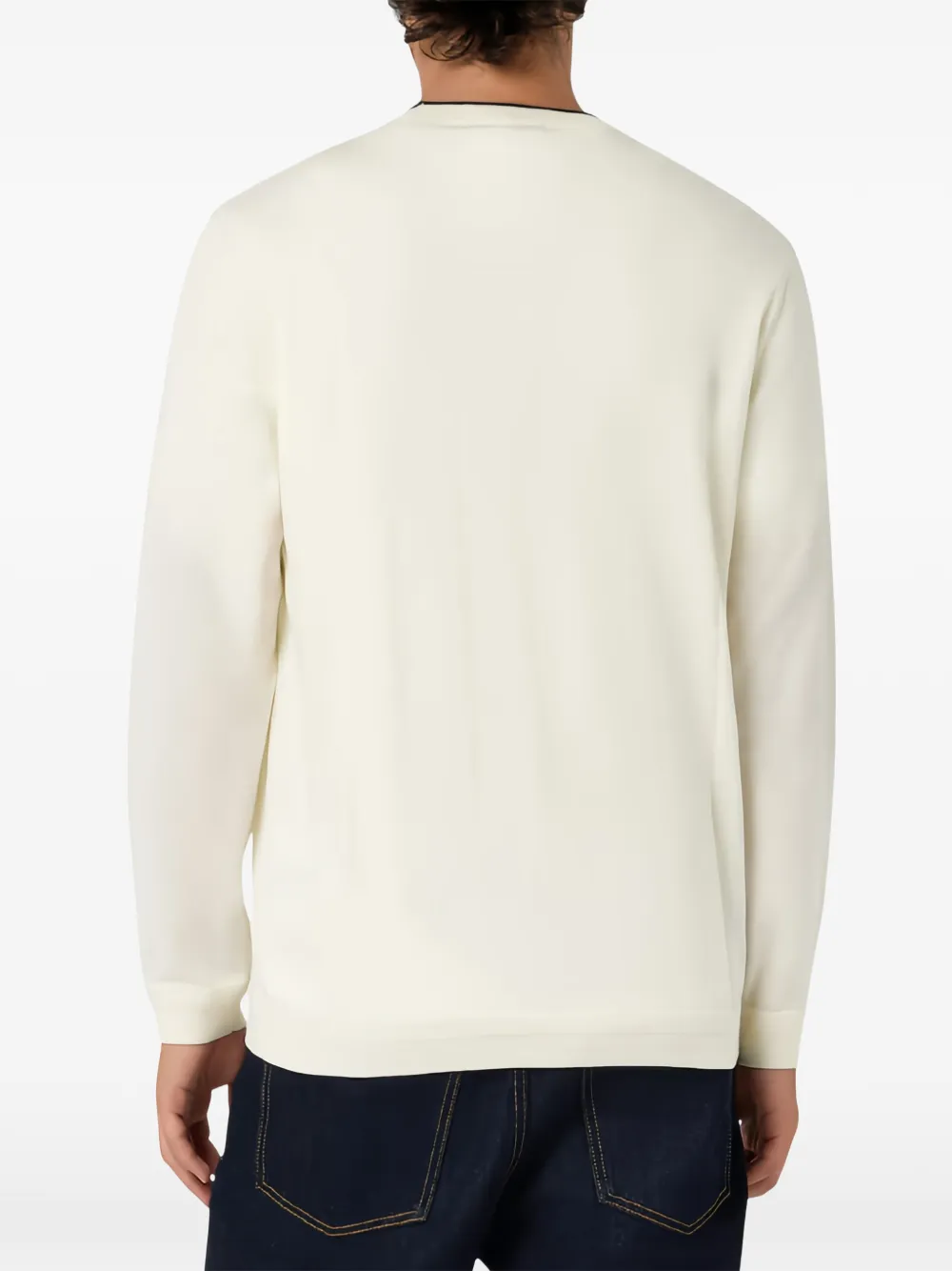 Emporio Armani Fijngebreide top Wit