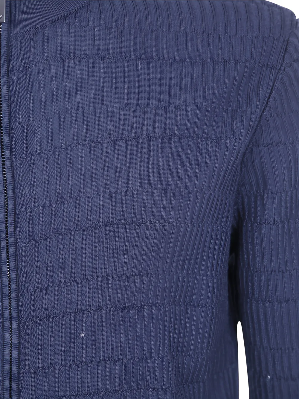 Emporio Armani Geribbeld vest Blauw