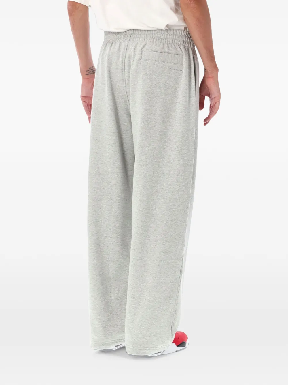 Jordan Flight logo detail drawstring track pants Grijs