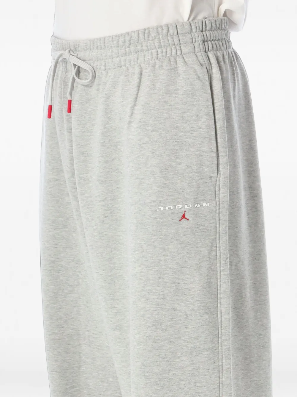 Jordan Flight logo detail drawstring track pants Grijs