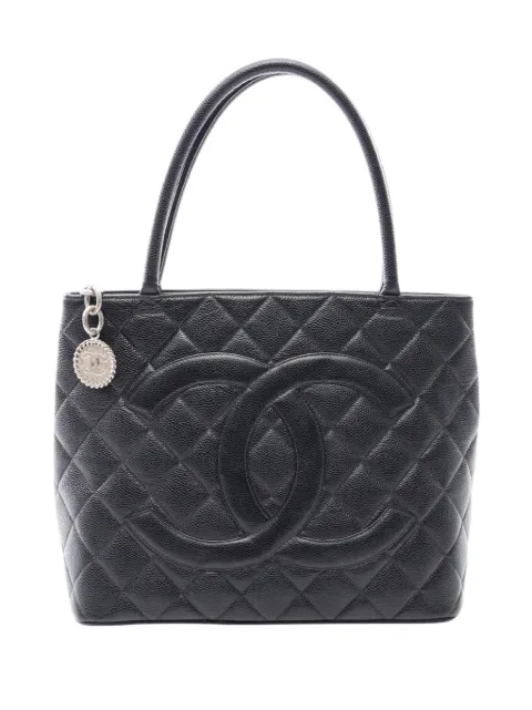 CHANEL Pre-Owned 2000-2002 Caviar Medallion tote bag