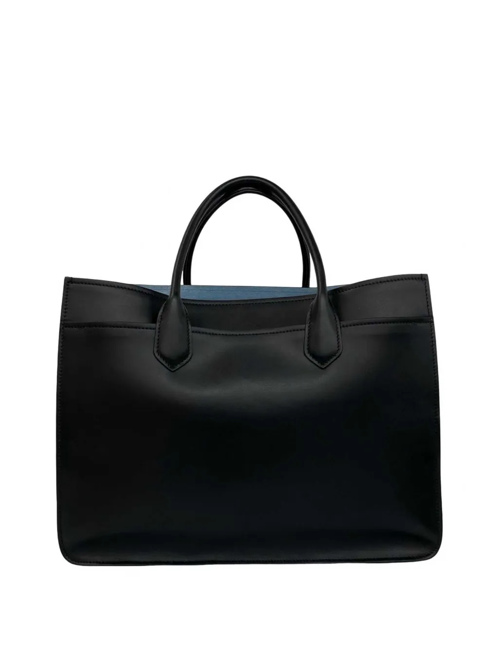Prada Pre-Owned 2010-2026 Etiquette City Calf Shopping satchel - Nero
