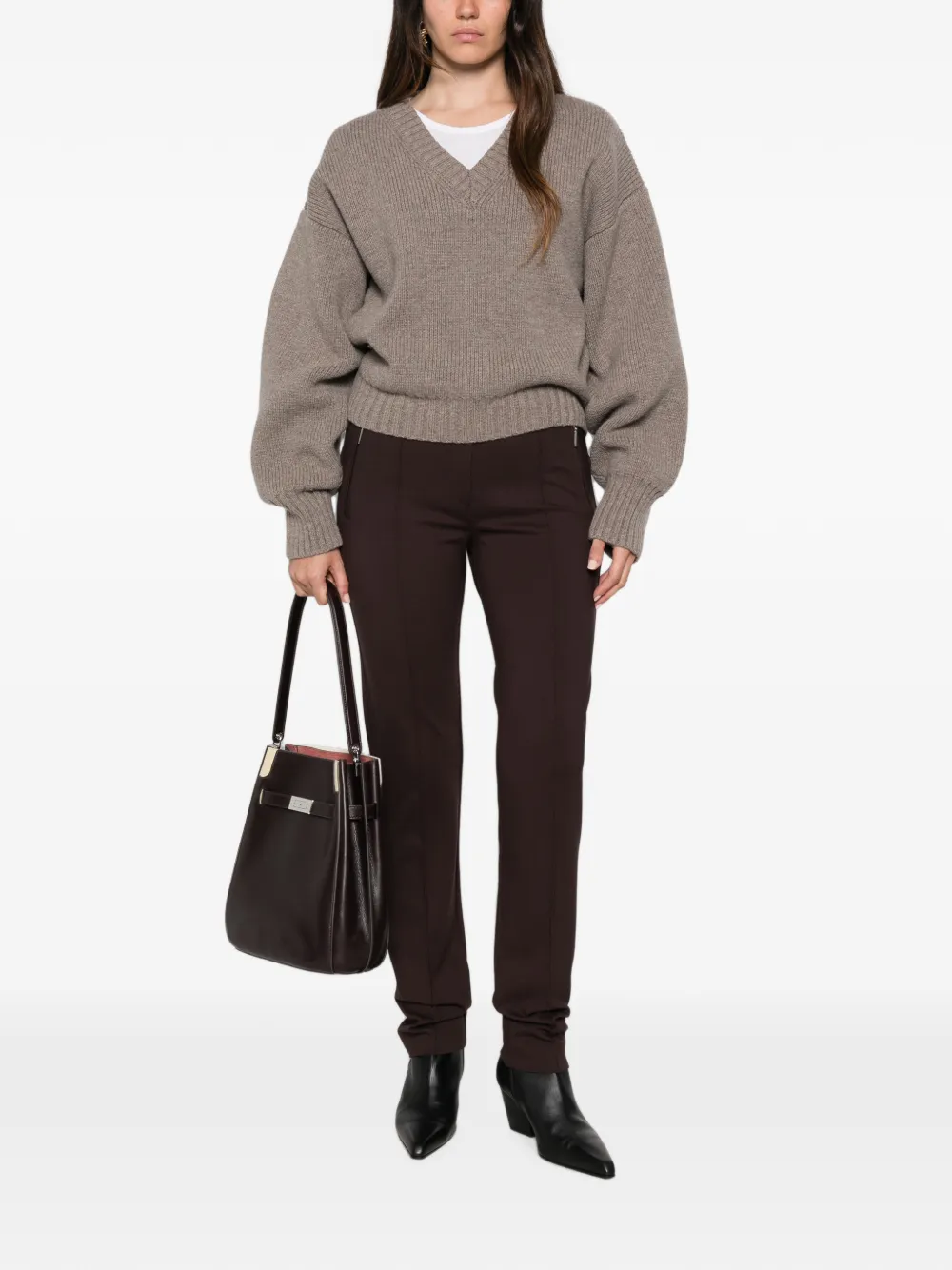 ANDIATA zip-pocket trousers
