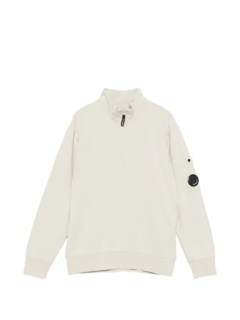 C.P. Company Kids Lens-detail quarter-zip sweatshirt