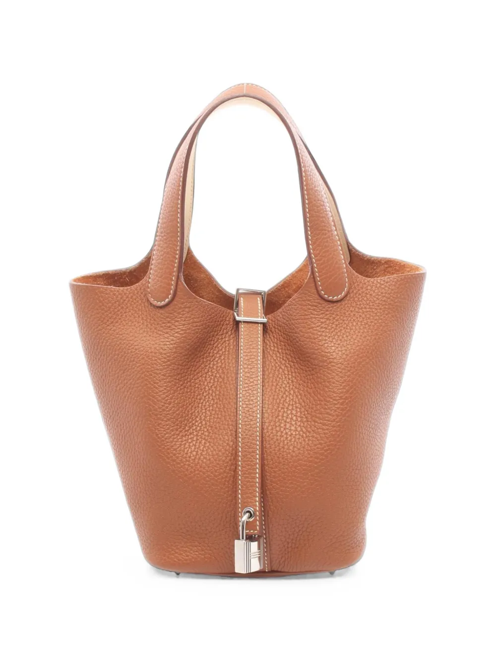 Hermès Pre-Owned 2020 Picotin Lock Éclat PM leather tote bag - Marrone