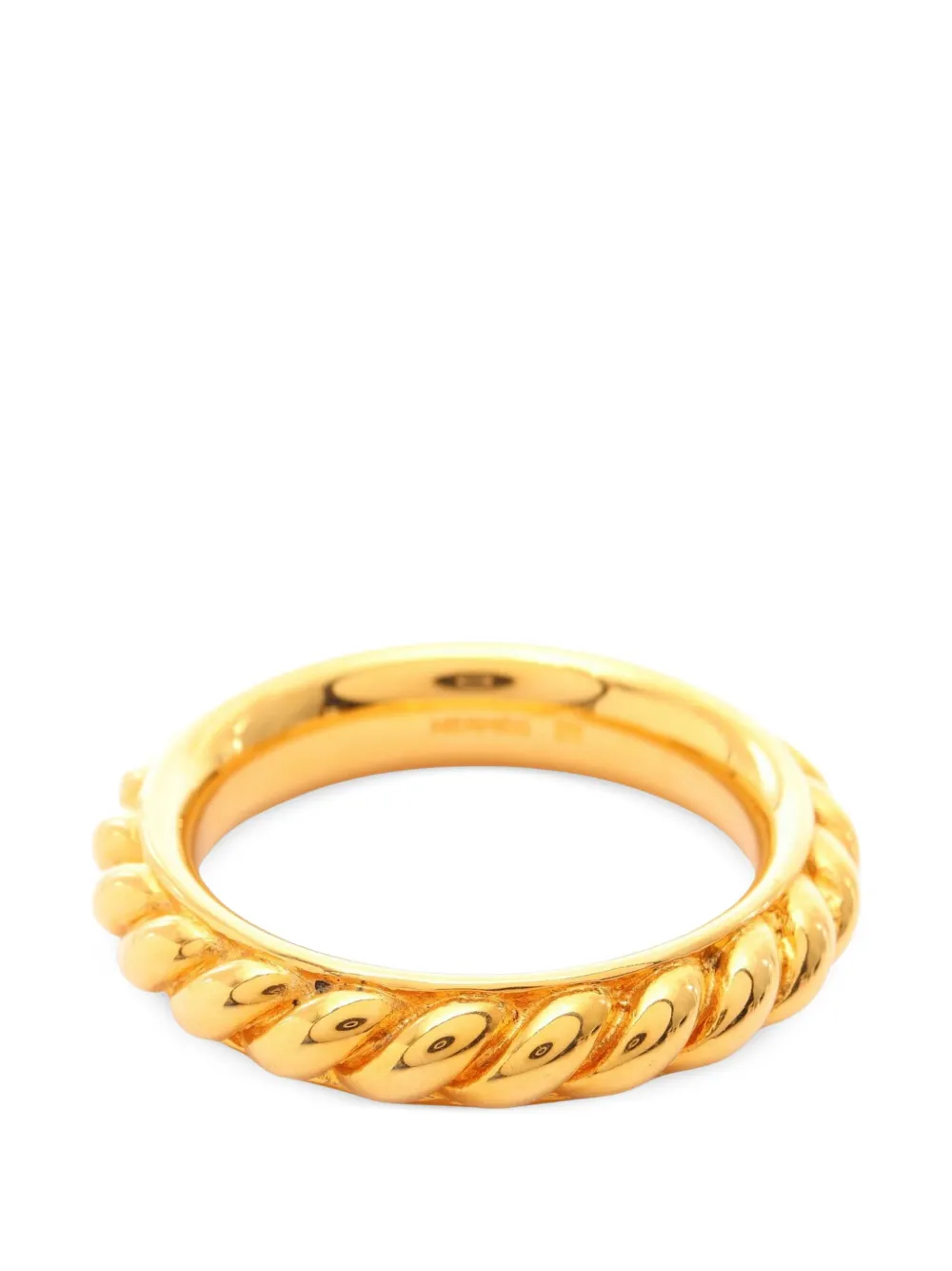 Hermès Pre-Owned 2010s Ring mit verdrehtem Seil - Gold