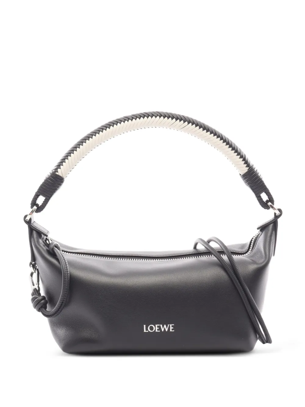 Loewe Pre-Owned 2020s woven-handle tote bag - Nero