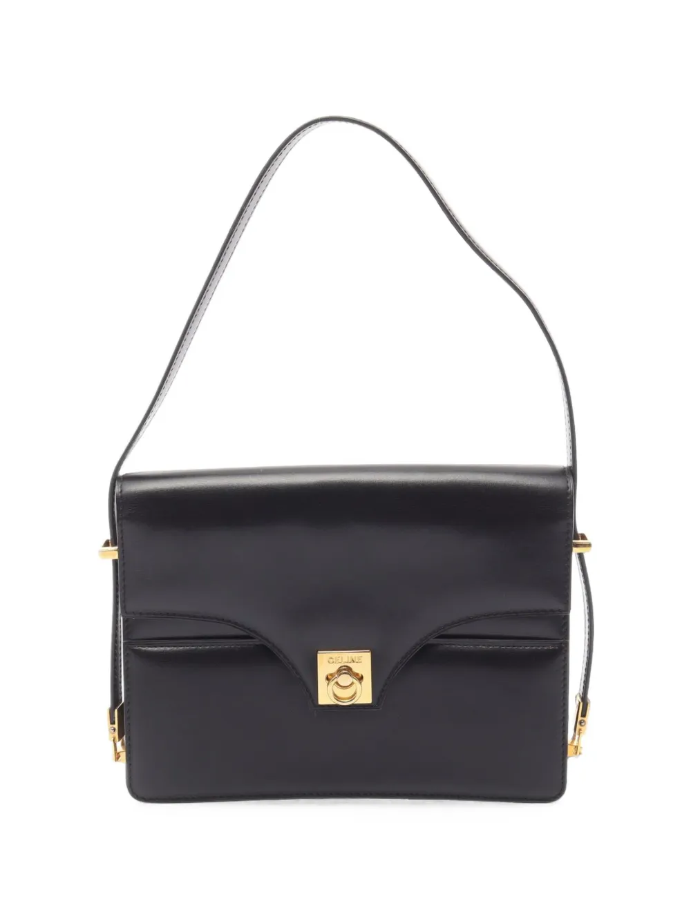 Celine Pre-Owned 2000s ring-clasp shoulder bag - Nero