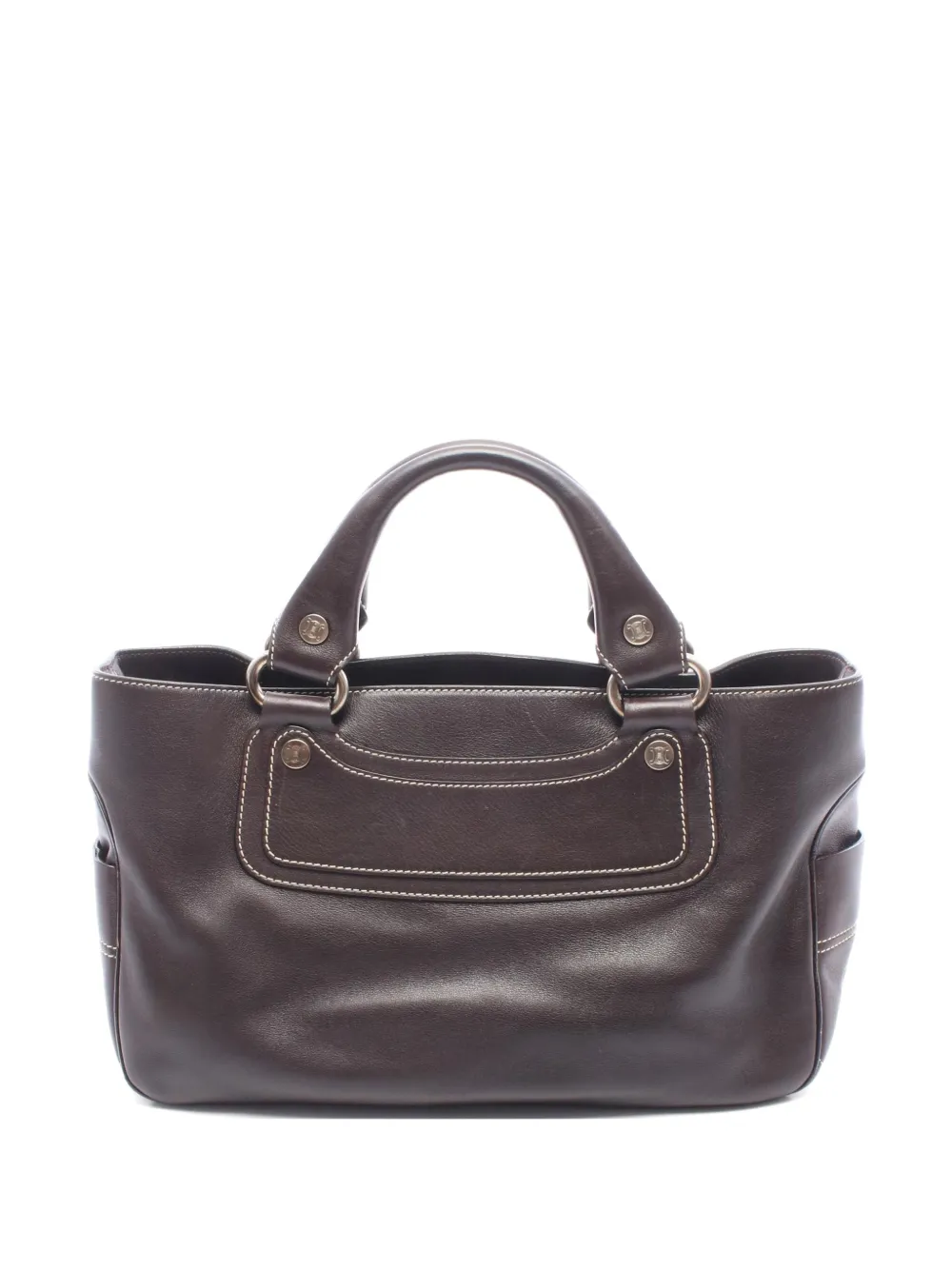 Celine Pre-Owned 2000s Boogie Tote Bag mit Ziernähten - Braun
