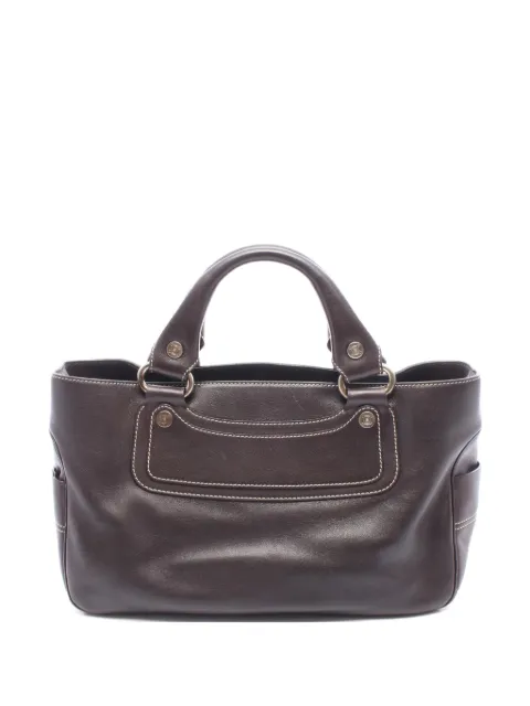 Celine Pre-Owned 2000s Boogie topstitching tote bag