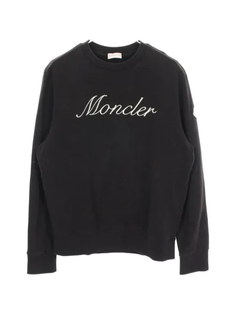 Moncler 2000s logo embroidered sweater