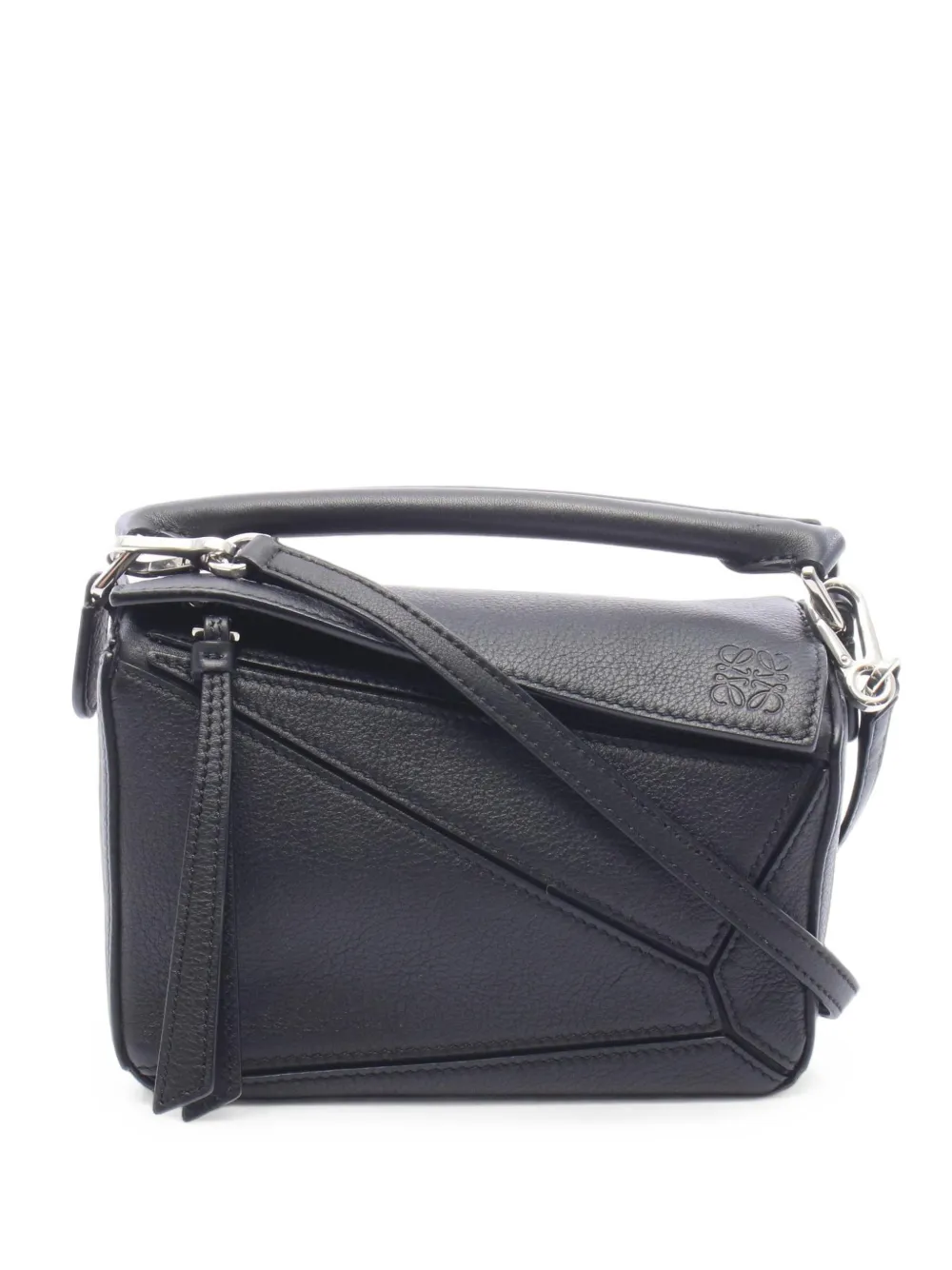 Loewe Pre-Owned 2010s mini Puzzle tote bag - Nero