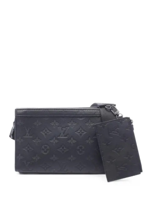 Louis Vuitton Pre-Owned Monogram Shadow Gaston clutch bag