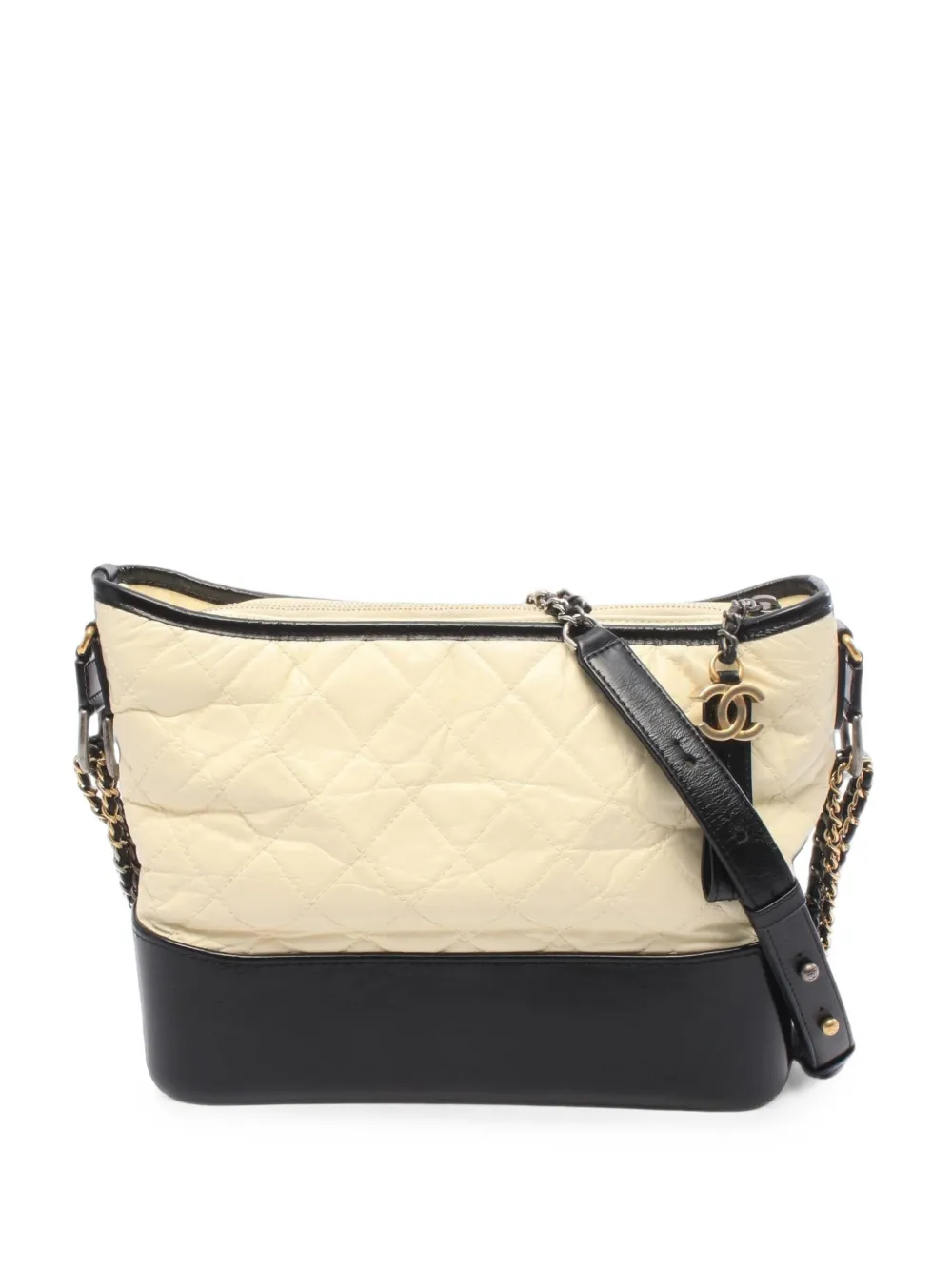 CHANEL Pre-Owned 2016-2017 large Gabriel shoulder bag - Toni neutri