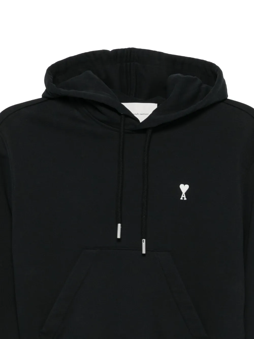 AMI Paris Ami de Coeur hoodie met logo Zwart