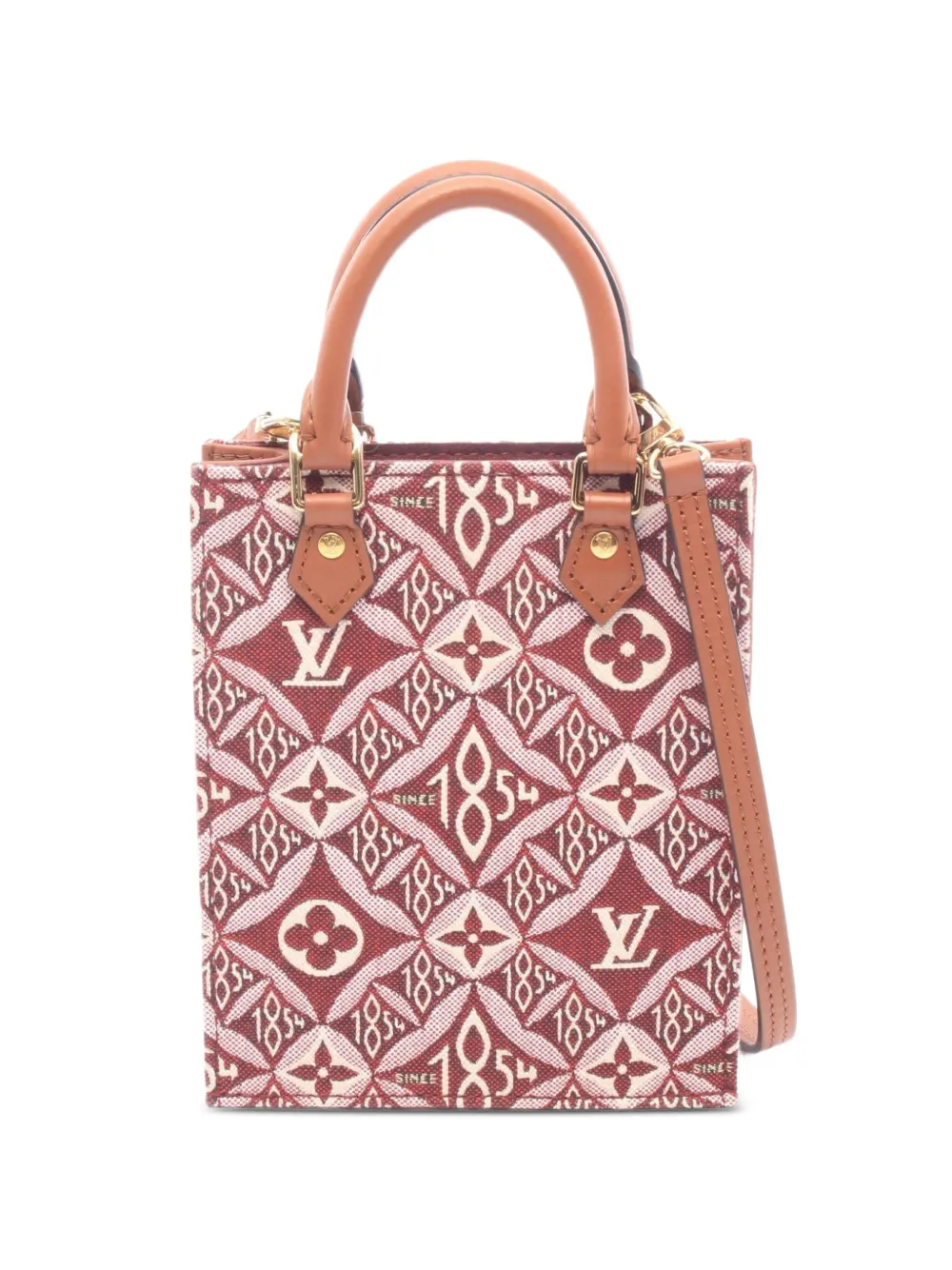 Louis Vuitton Pre-Owned 2020 Petite Sac Plat Since 1854 tote bag - Rosso