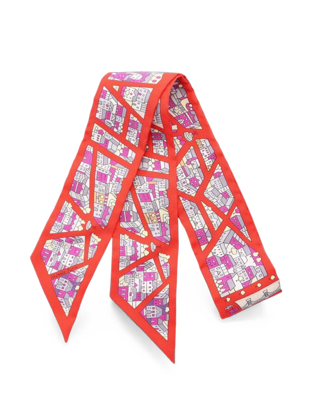 Hermès Pre-Owned 2010s Twilly scarf - Rosso