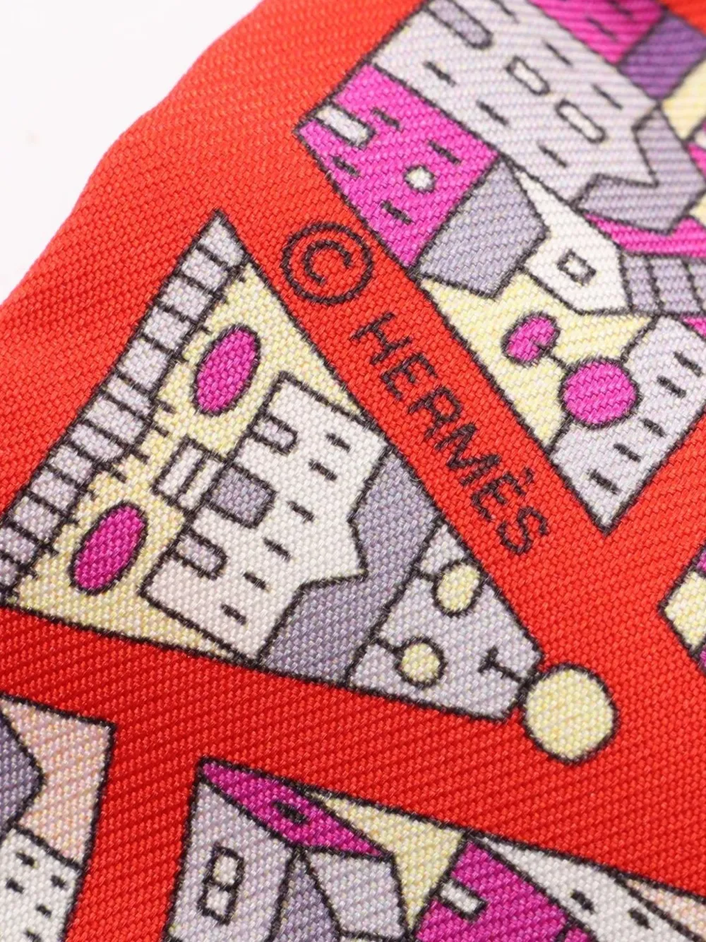 Hermès Pre-Owned 2010s Twilly sjaal Rood
