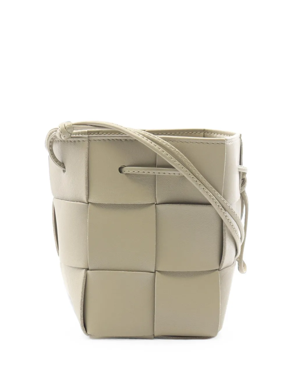 Bottega Veneta Pre-Owned mini 2010s Cassette Intrecciato bucket bag - Verde
